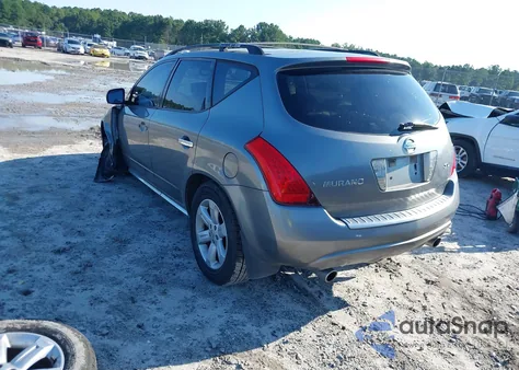 2007 Nissan Murano Sl from USA, damaged, VIN JN8AZ08T27W511486